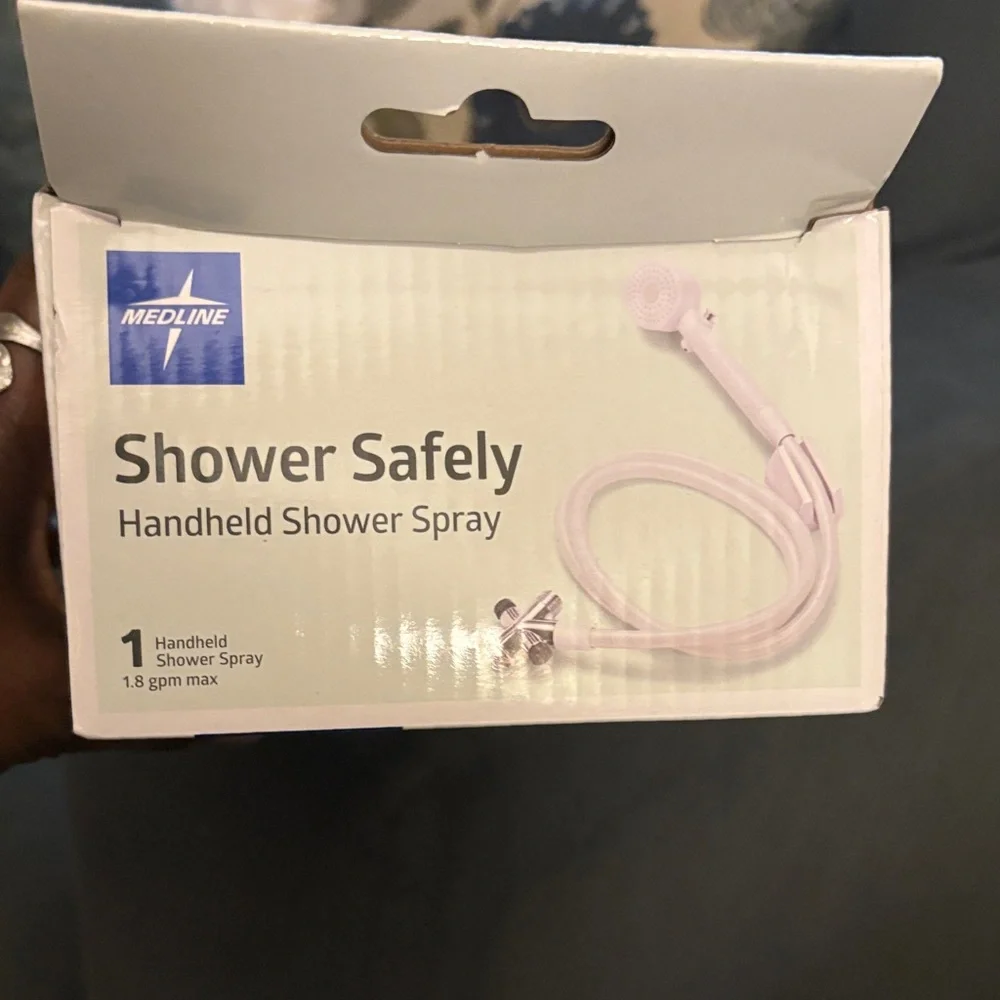 Medline White Handheld Shower Spray